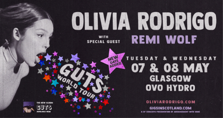 Olivia Rodrigo Concert Glasgow | The Address Glasgow